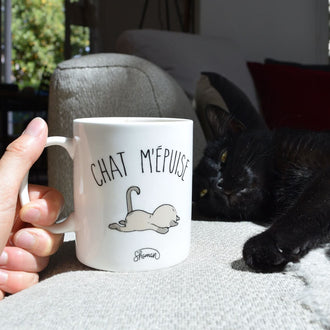 MUG CHAT M EPUISE