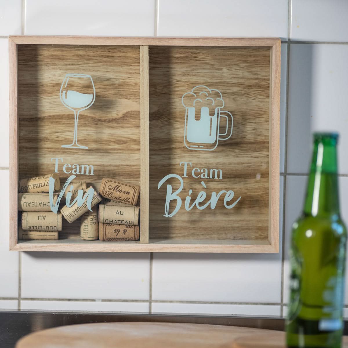 CADRE BOUCHON ADDICT BIERE ET VIN