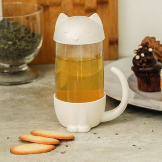 TASSE AVEC INFUSEUR CHAT