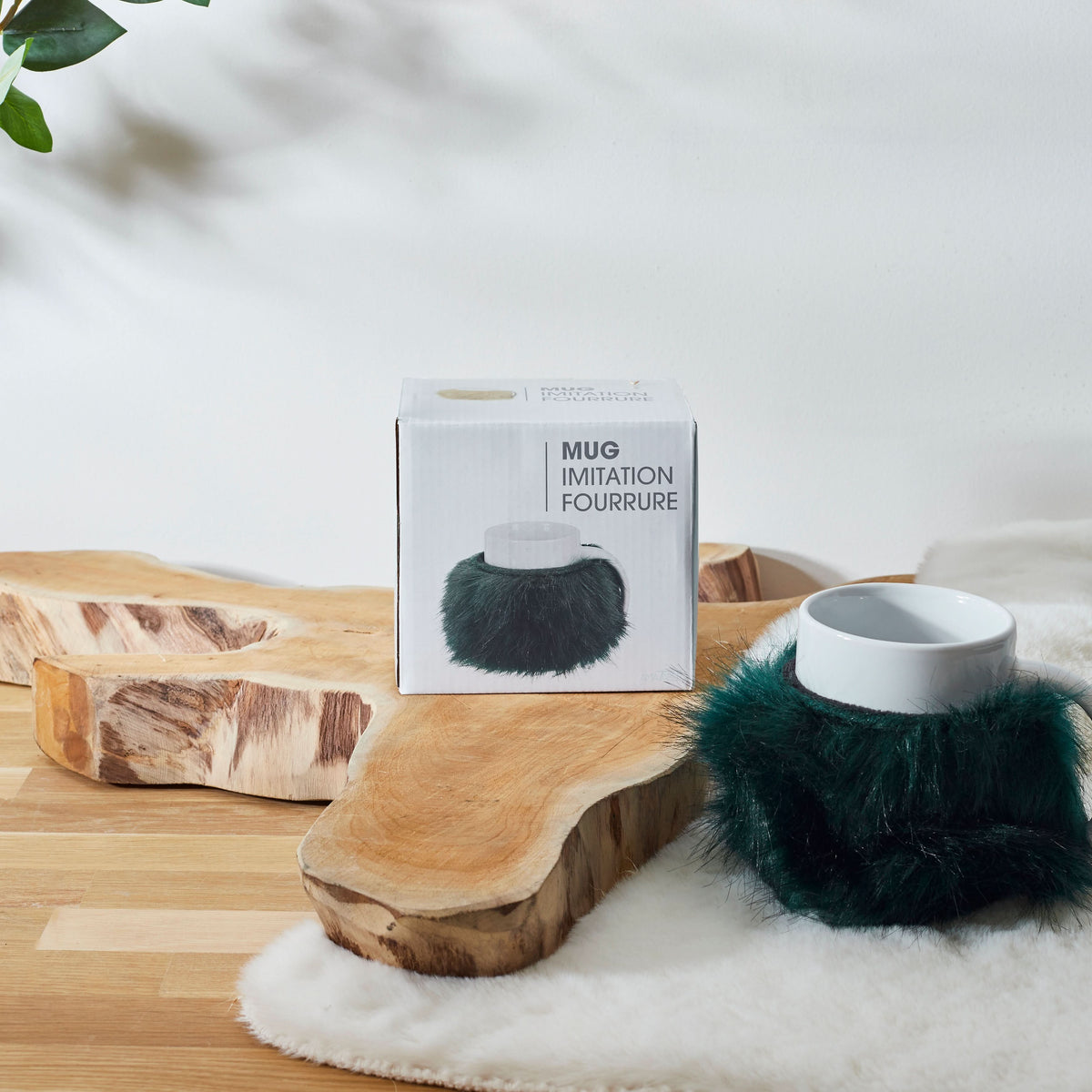 MUG FOURRURE AMOVIBLE SAPIN