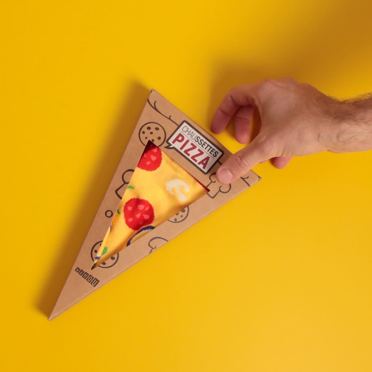CHAUSSETTES PIZZA