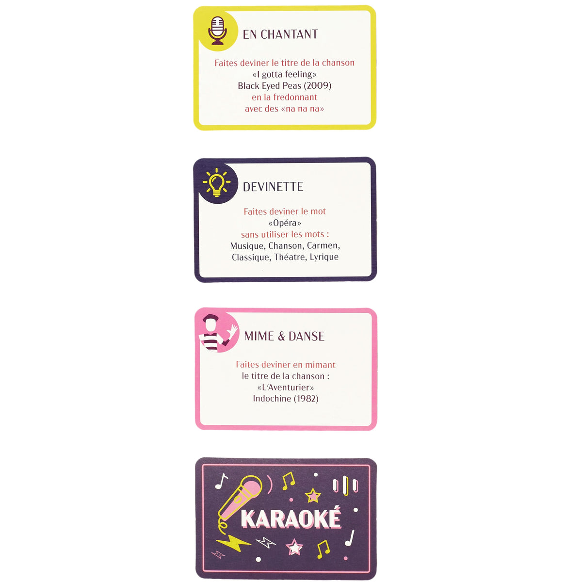 JEU DE QUIZZ KARAOKE